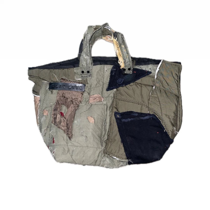 BLAQ LYTE PATCHWORK TOTE BAG