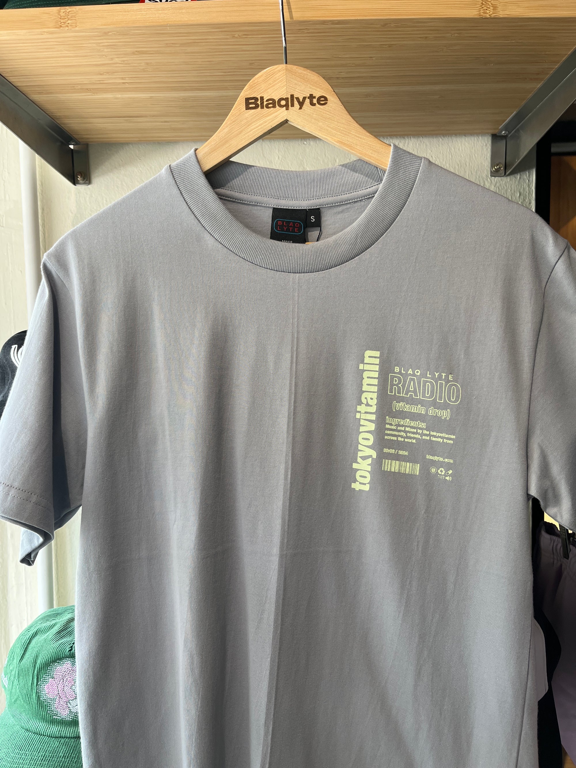Tokyo Vitamin Tee Grey