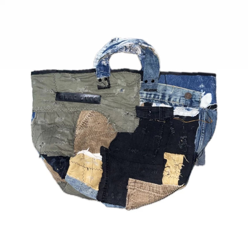 BLAQ LYTE PATCHWORK TOTE BAG