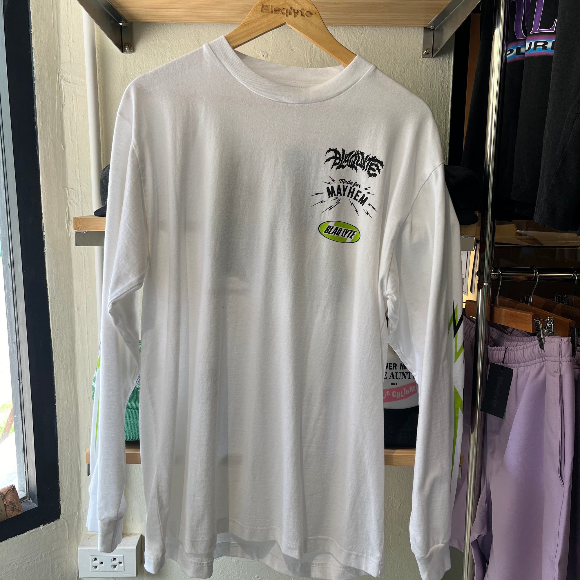 Villain Mayhem Long Sleeve White