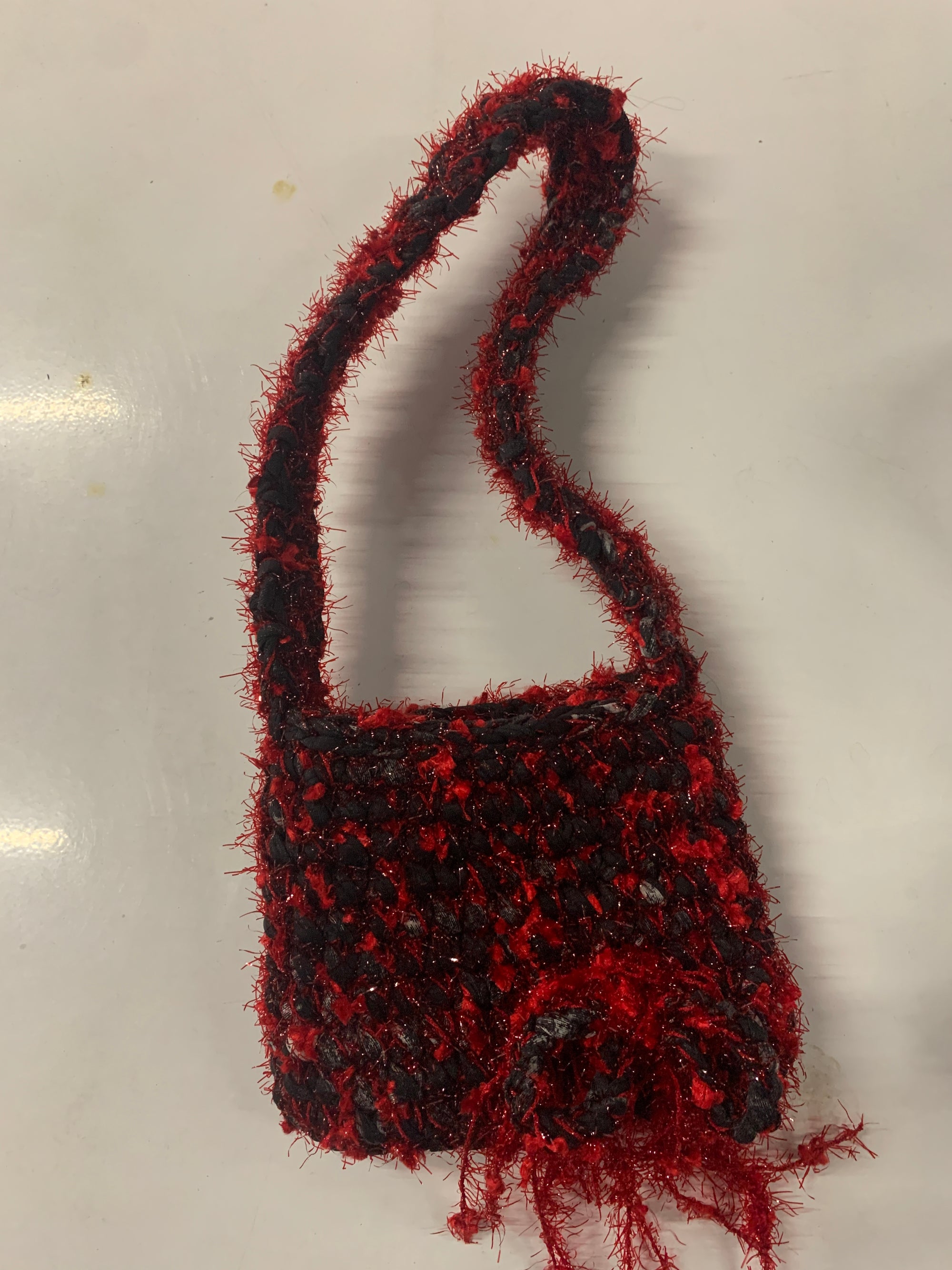 Handmade Bag Red/Black small