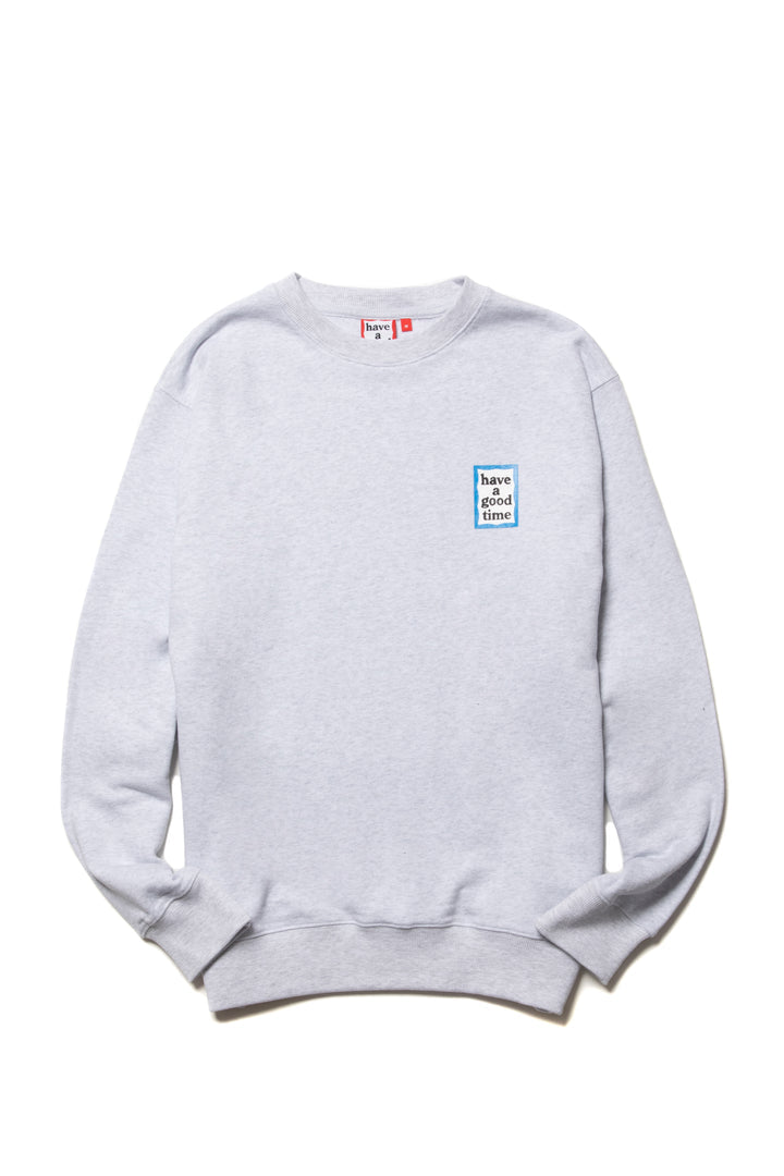 MINI BLUE FRAME CREWNECK CO MARBLE