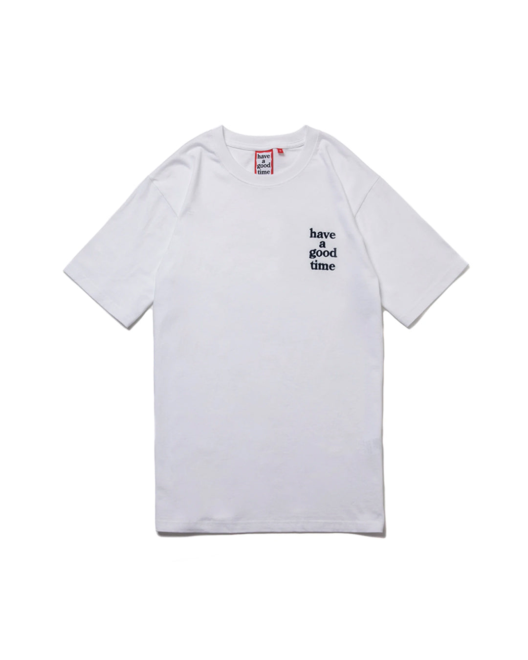 MINI LOGO EMBROIDERED S/S TEE WHITE