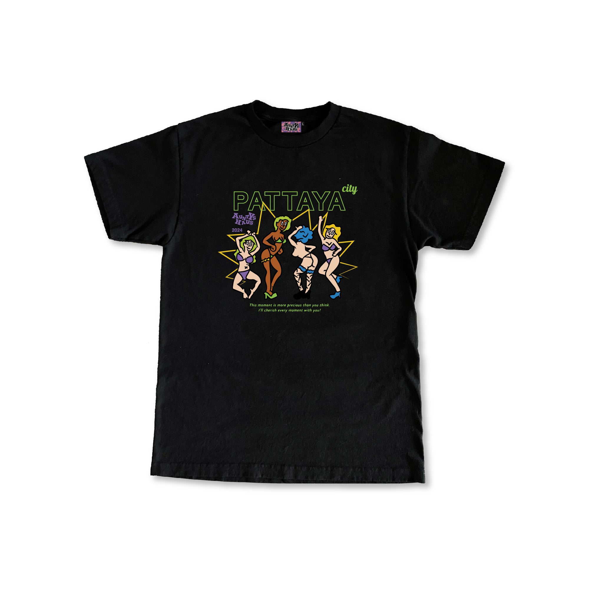 Auntys Haus Coyote Tee Black