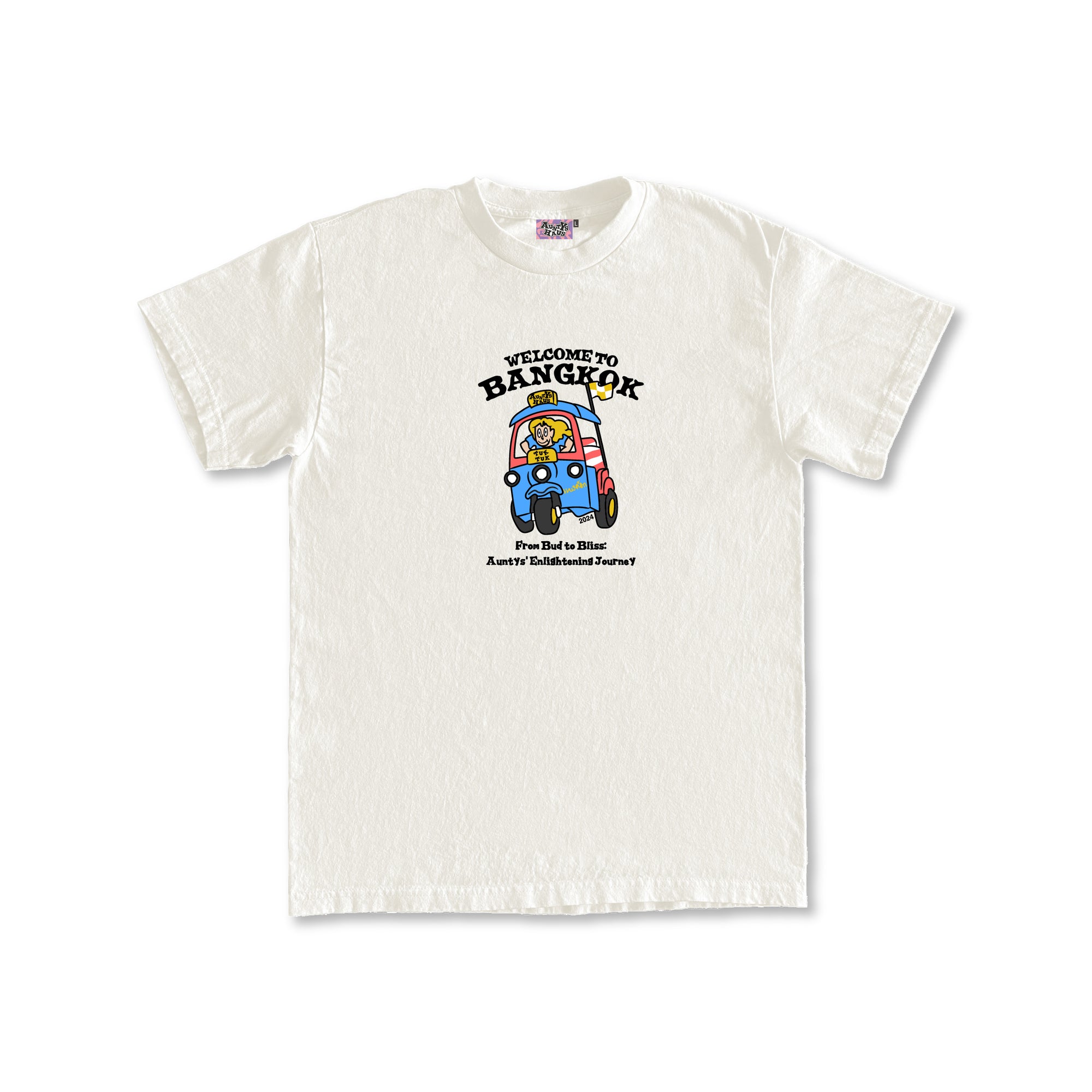 Auntys Haus TukTuk Tee White
