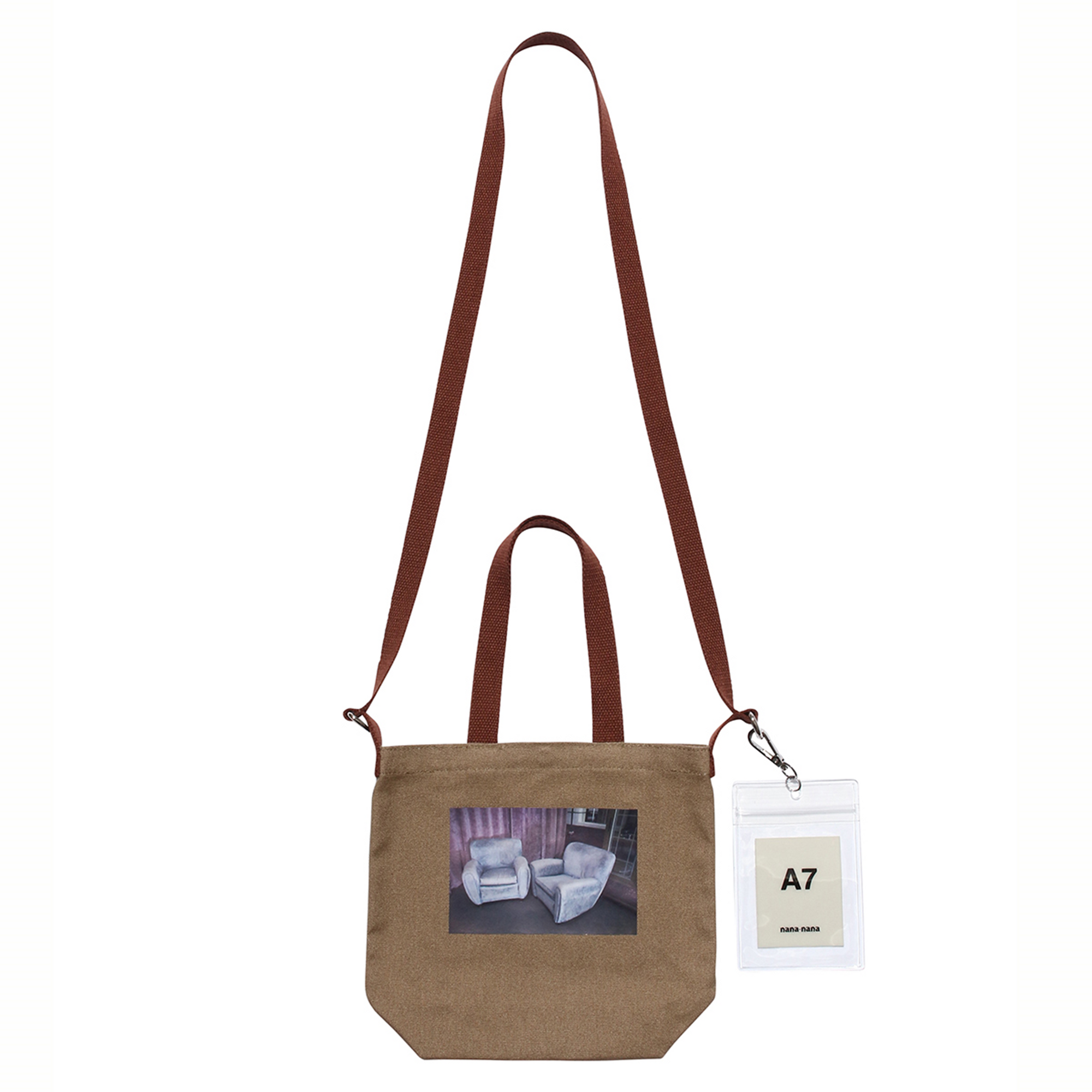 ROOM / S (TOTE BAG) BROWN x KHAKI