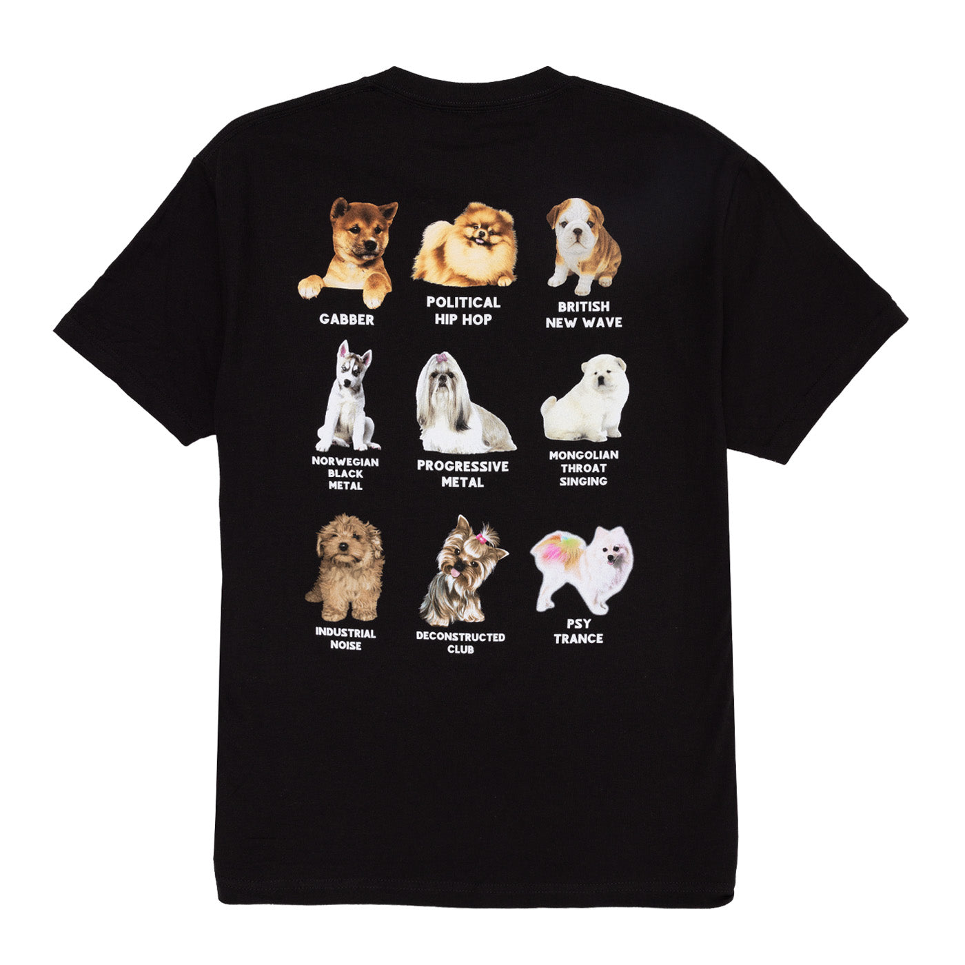 PUPPIES T-SHIRT BLACK