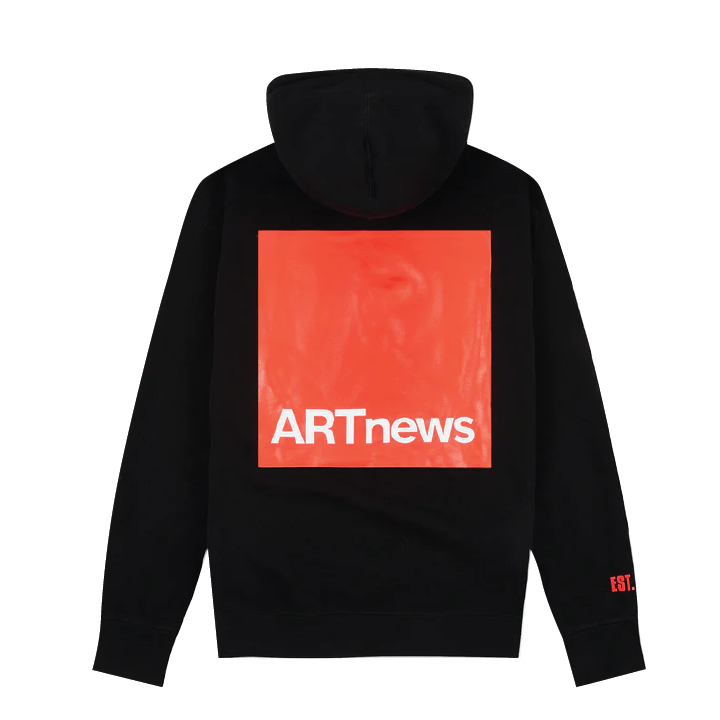 ART NEWS HOODIE BLACK